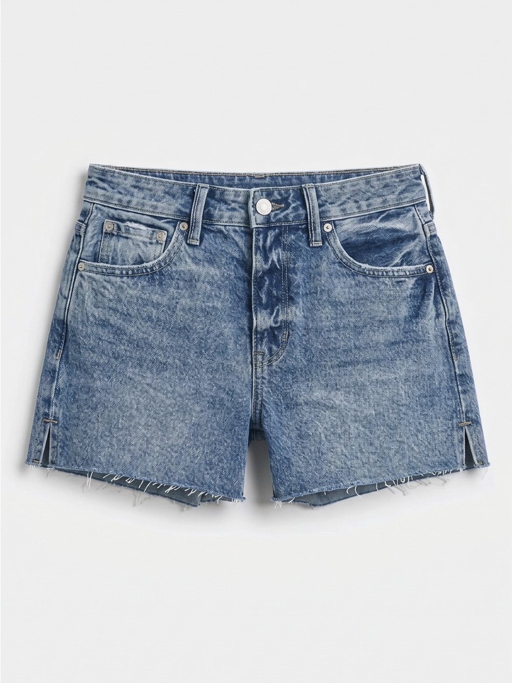 Vintage A-line Short - High Rise - Medium Denim